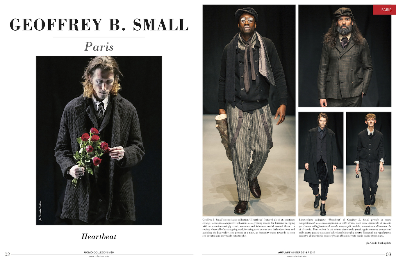 Geoffrey B. Small: fashion designer website welcome
